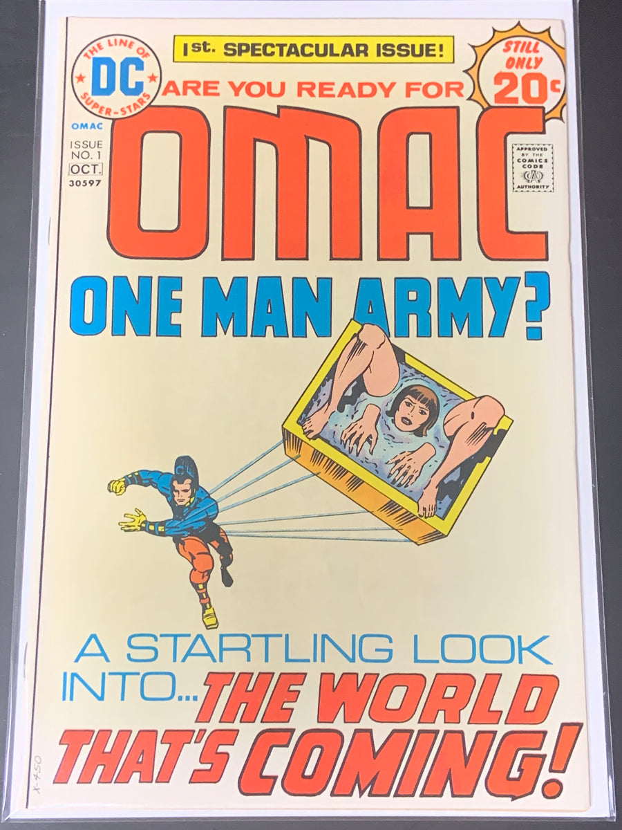 Omac 1 DC 1974 1st App & Origin Of One Man Army Corps – Chaotic Comics