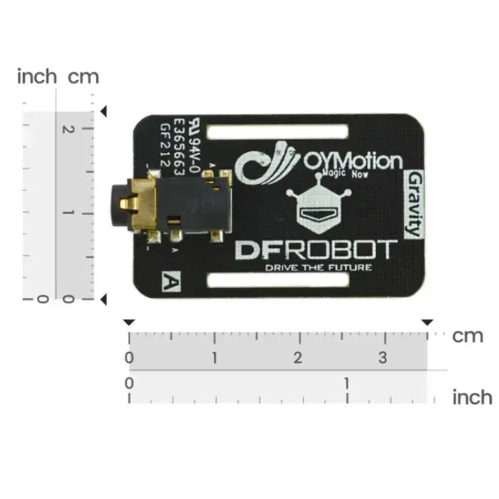 Gravitace: Analogový EMG senzor od OYMotion-3