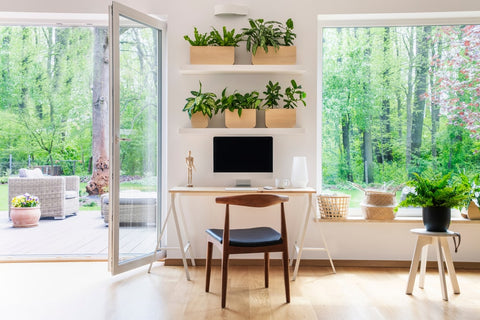 Natural lighting home office