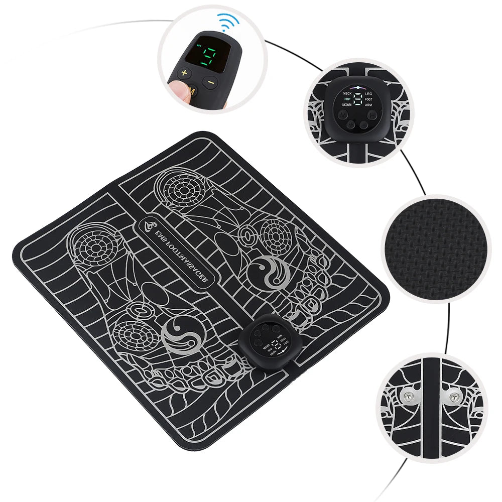 EMS Electric Foot Massager Mat - Relieve Pain & Boost Circulation - Image 18