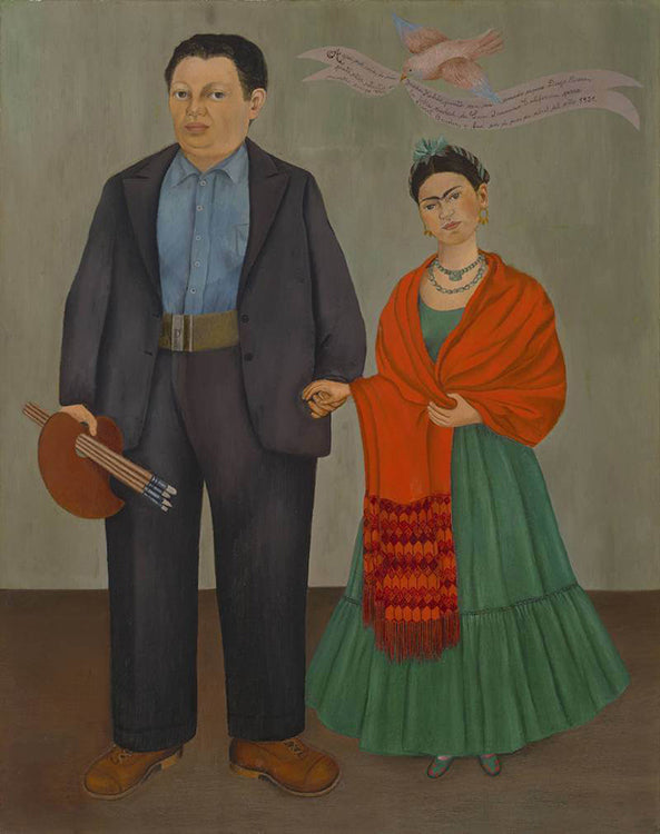 Self-portrait wearing a velvet dress - Frida Kahlo — Google Arts & Culture