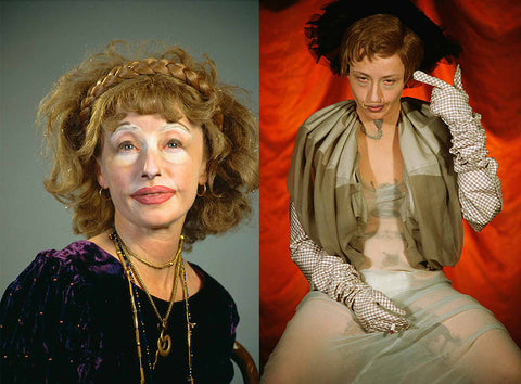 Cindy Sherman, [left] “Untitled - #359" (2000) and [right] “Untitled - #299" (1994) 