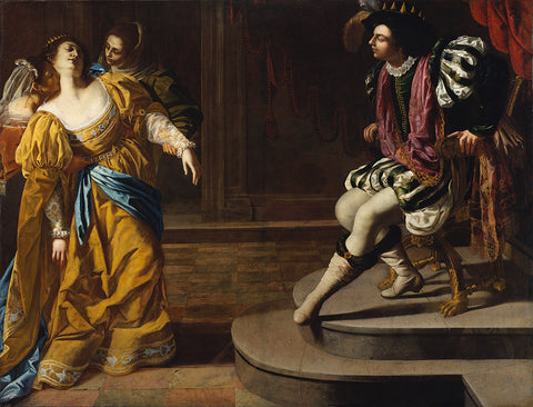 Artemisia Gentileschi, Ester Before Ahasuerus