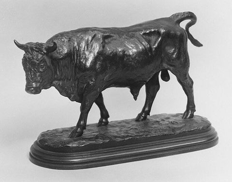 Rosa Bonheurt, "Walking Bull" (1846), bronze, Metropolitan Museum of Art, New York