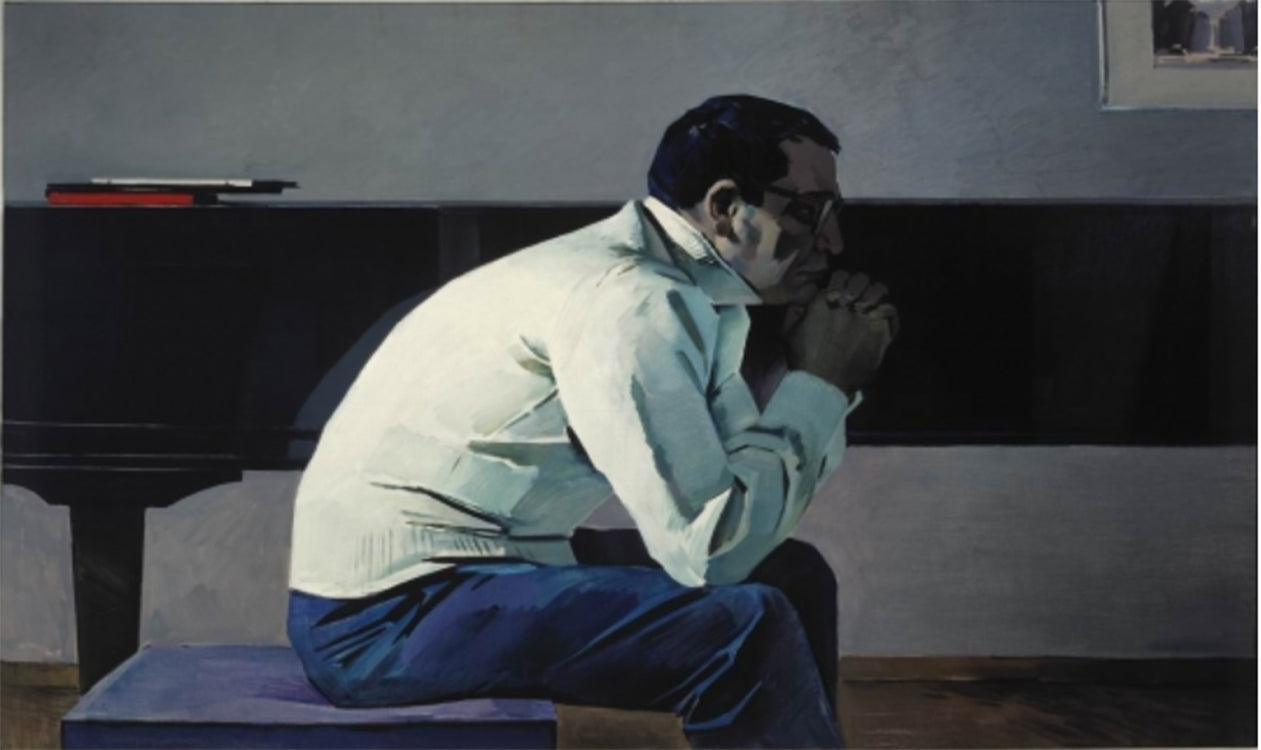 Tair Salakhov, “Portrait of the Composer Gara Garayev,” 1960, oil on canvas