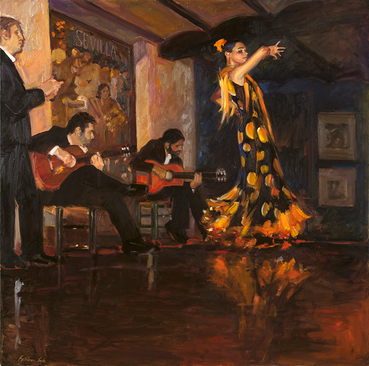 Kathleen Lack, “Sevilla,” (2019), oil on canvas