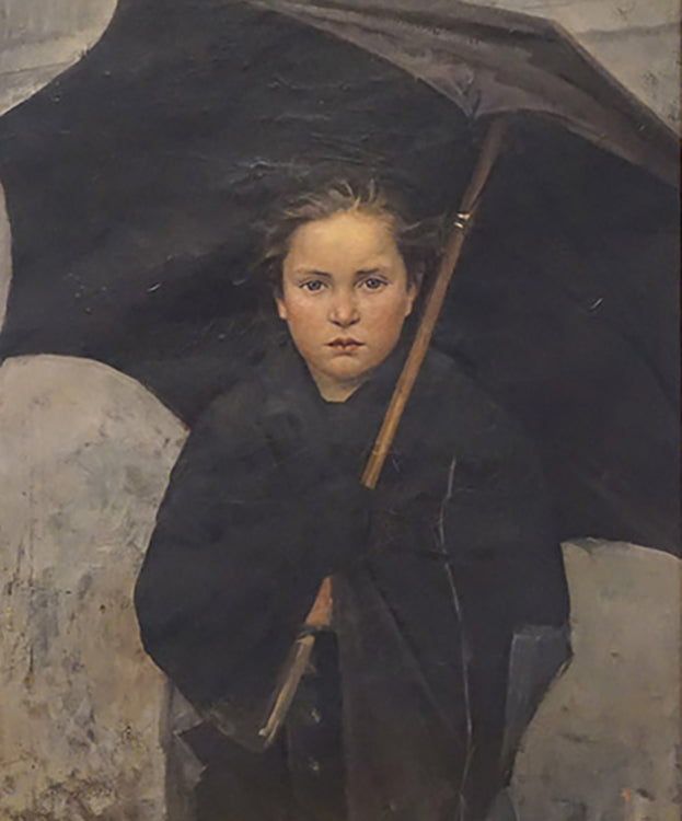 “The Umbrella”, 1883, oil on canvas, Russian Museum, St. Petersburg, Russia