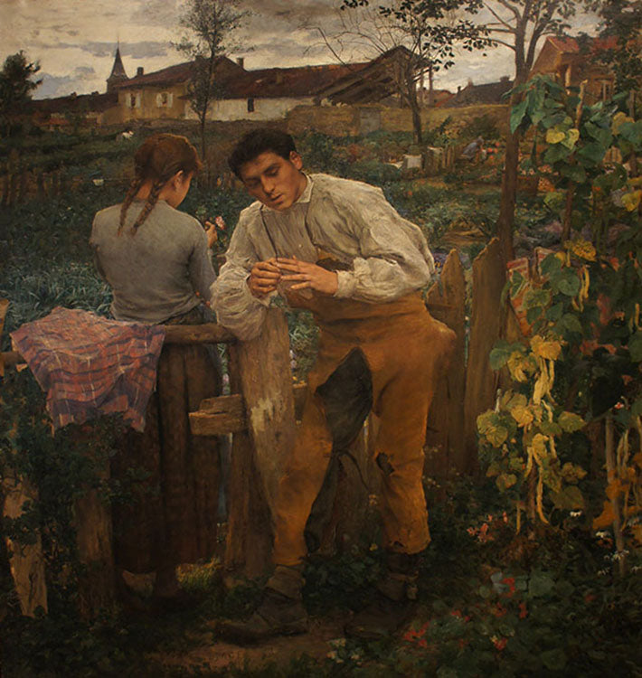 “Village Lovers” (“L’Amour au Village”), 1882, oil on canvas, Pushkin Museum of Fine Art