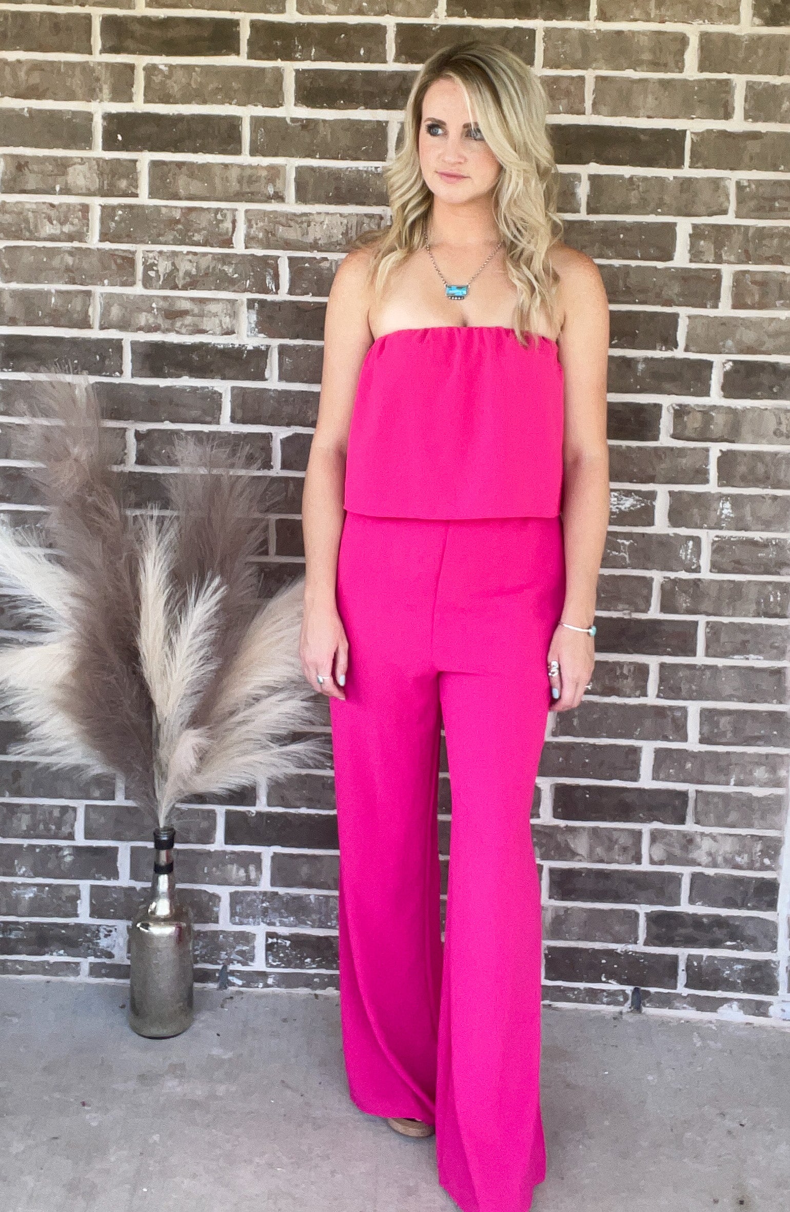 jumpsuit in pink colour