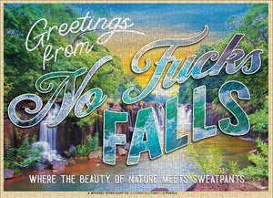 No F*cks Falls | Funny Puzzles - Shenanigans Graphics