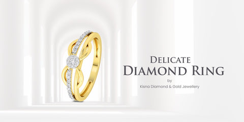 Delicate Diamond Ring - Kisna