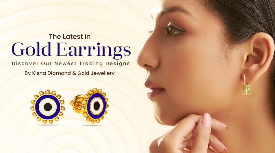 Buy Latest Gold & Diamond Earrings Online