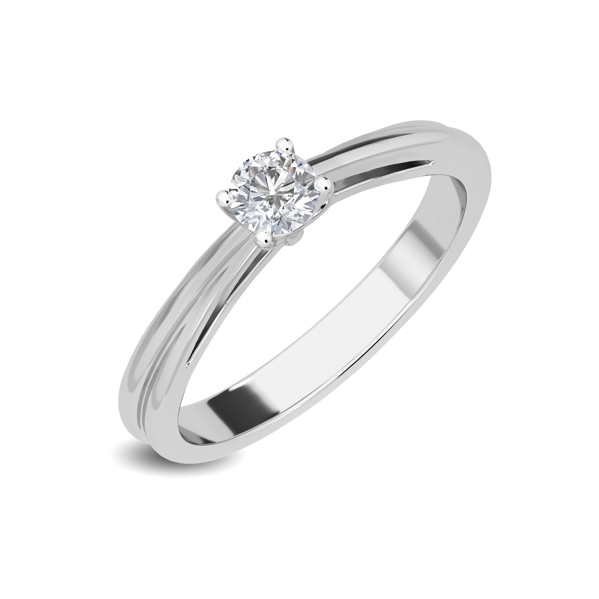 Buy 0.20 CT Madrigal Solitaire Ring Online From Kisna