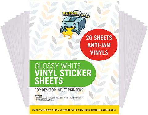 Link to buttercrafts glossy sticker paper