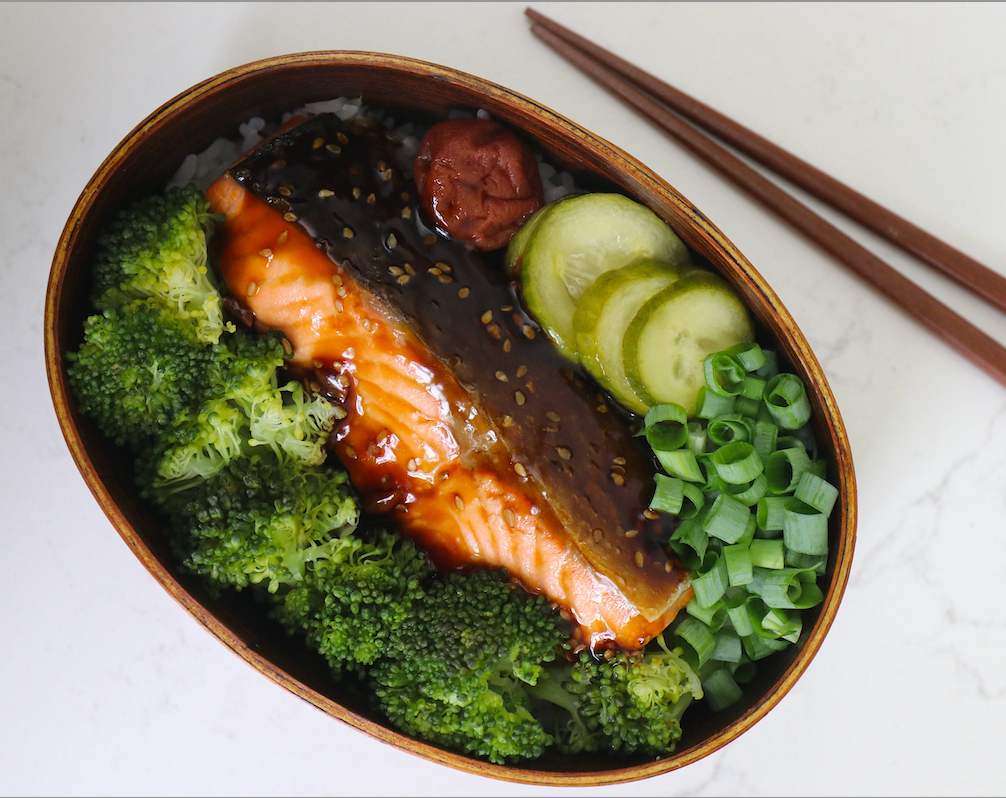 Air Fryer Salmon and Rice Bowl - Lolo Home Kitchen