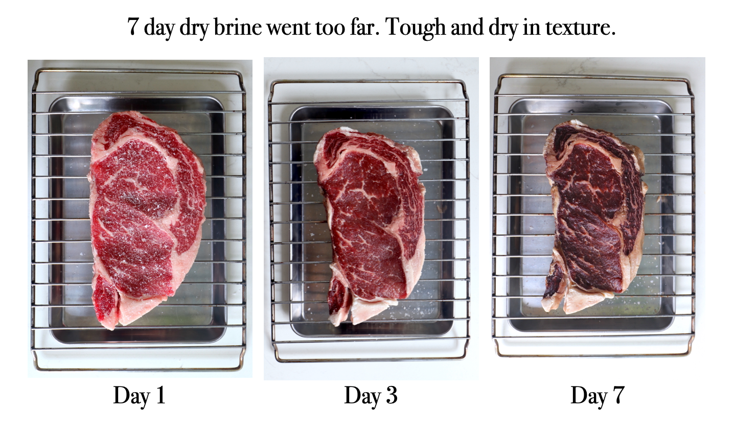 7 day dry brine progress 