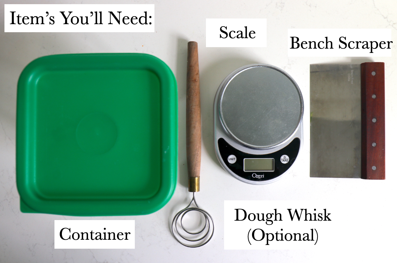 items for pizza dough
