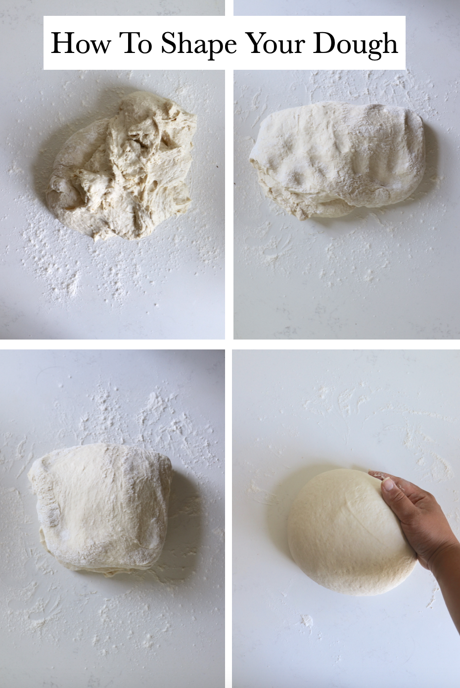 how to shape your pizza dough