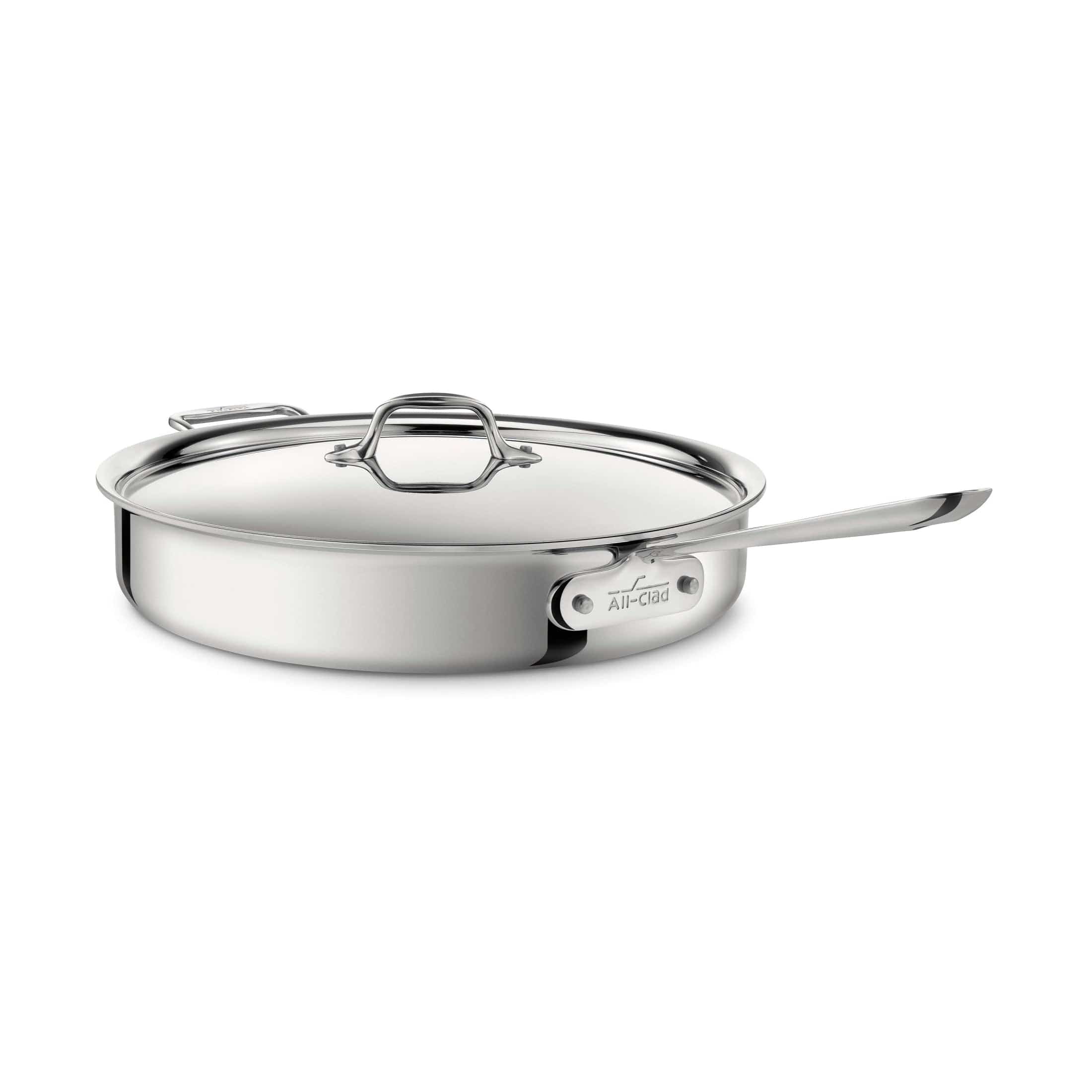 Misen 3 QT Nonstick Saucier Pan with Lid - Reduction Sauce Pan - Non Stick  Saucepan Black