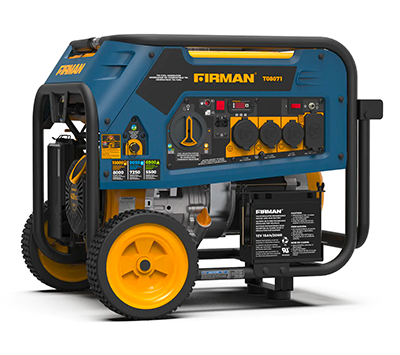 The Firman T08071 Tri Fuel Portable Generator