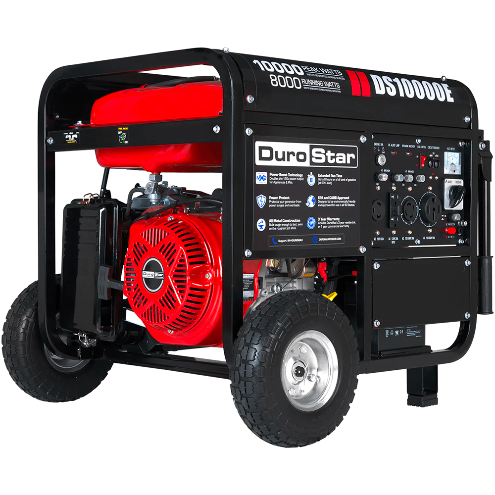 DuroStar DS10000E - 10,000 Watt Gas Portable Generator