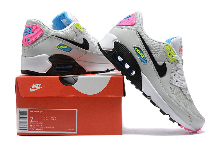 Nike Air Max 90 Grey Neon DZ4398-001 Sneaker Running Shoes Morechoice TVLA