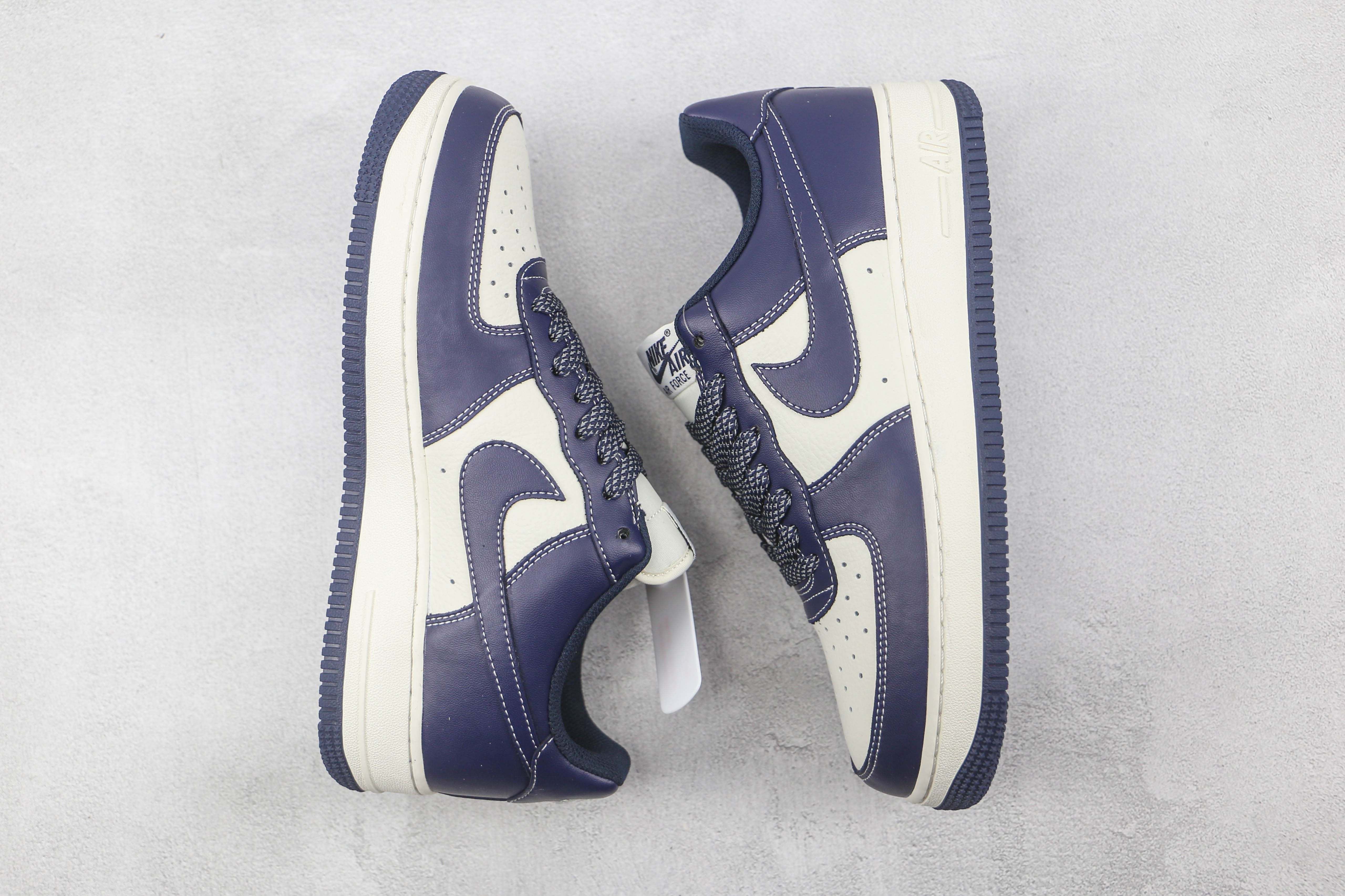 Nike Air Force 1 Low SH6928-698 Dark Blue White Flat Sneaker Ska