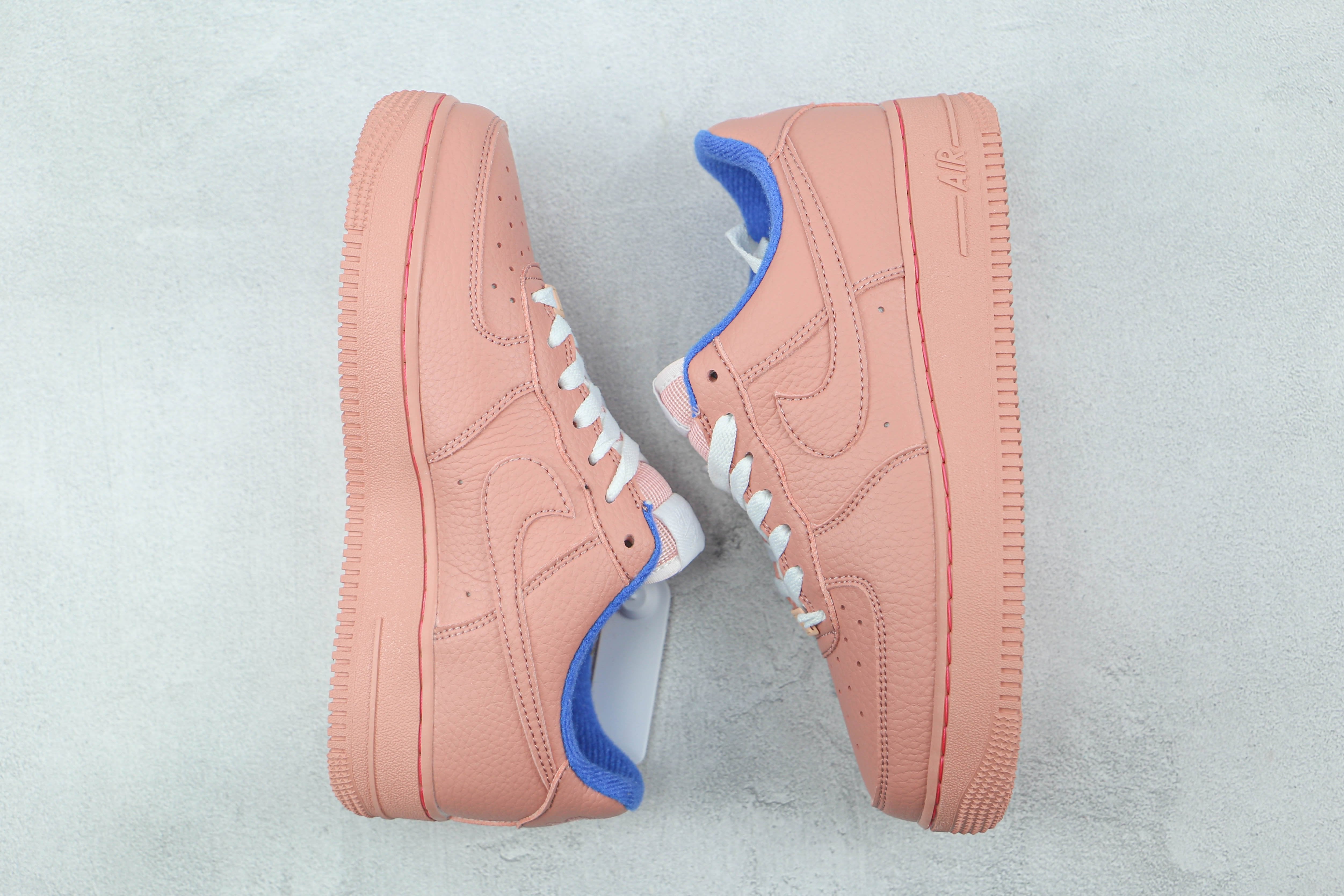 Nike Air Force 1 Low BV0064-600 Coral Stardust White Flat Sneake