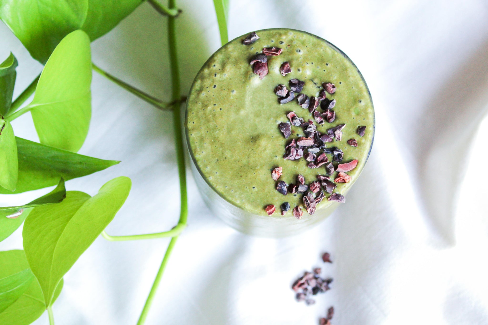 Green Choc Chai Smoothie Recipe with Nourishing Club by Kate