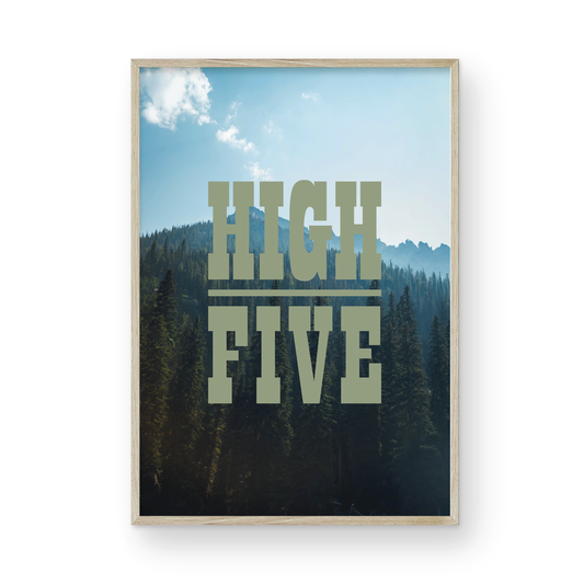 Hi-Five Canvas Banner