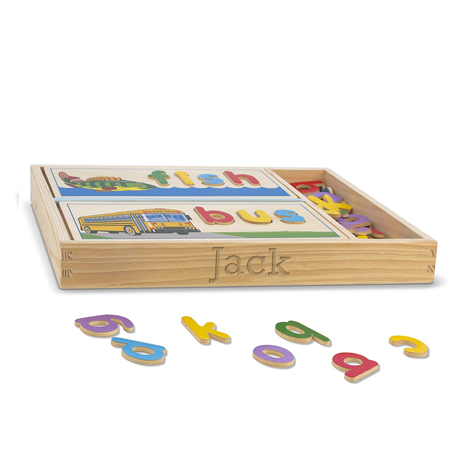 see and spell learning toy