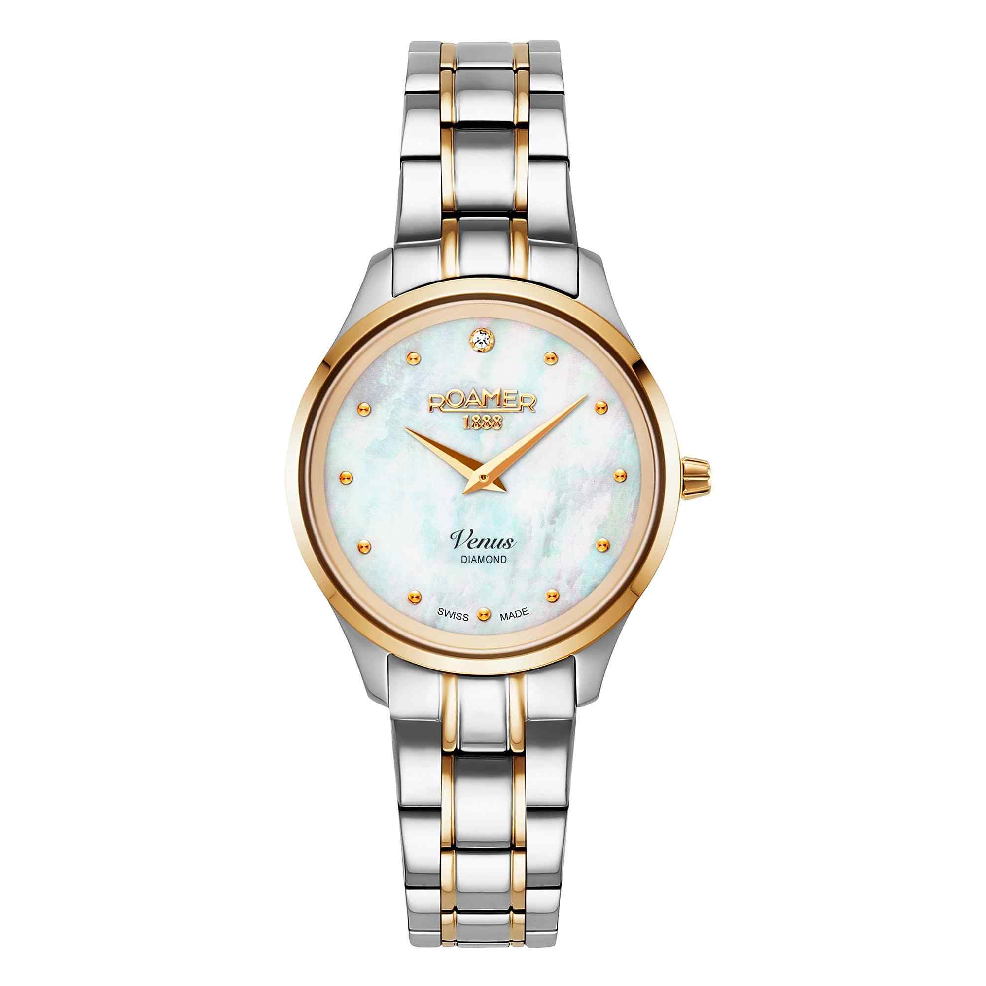 Photos - Wrist Watch Roamer 601857 47 89 20 Women's Venus Diamond Wristwatch 