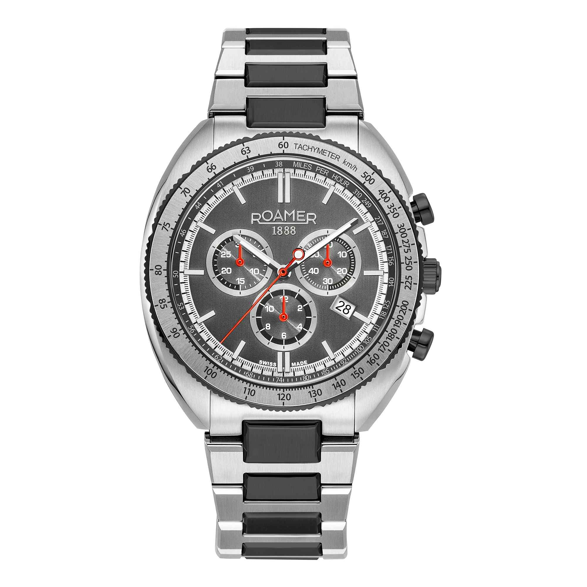 Photos - Wrist Watch Roamer 868837 45 85 70 Men's Power Chronograph Wristwatch 