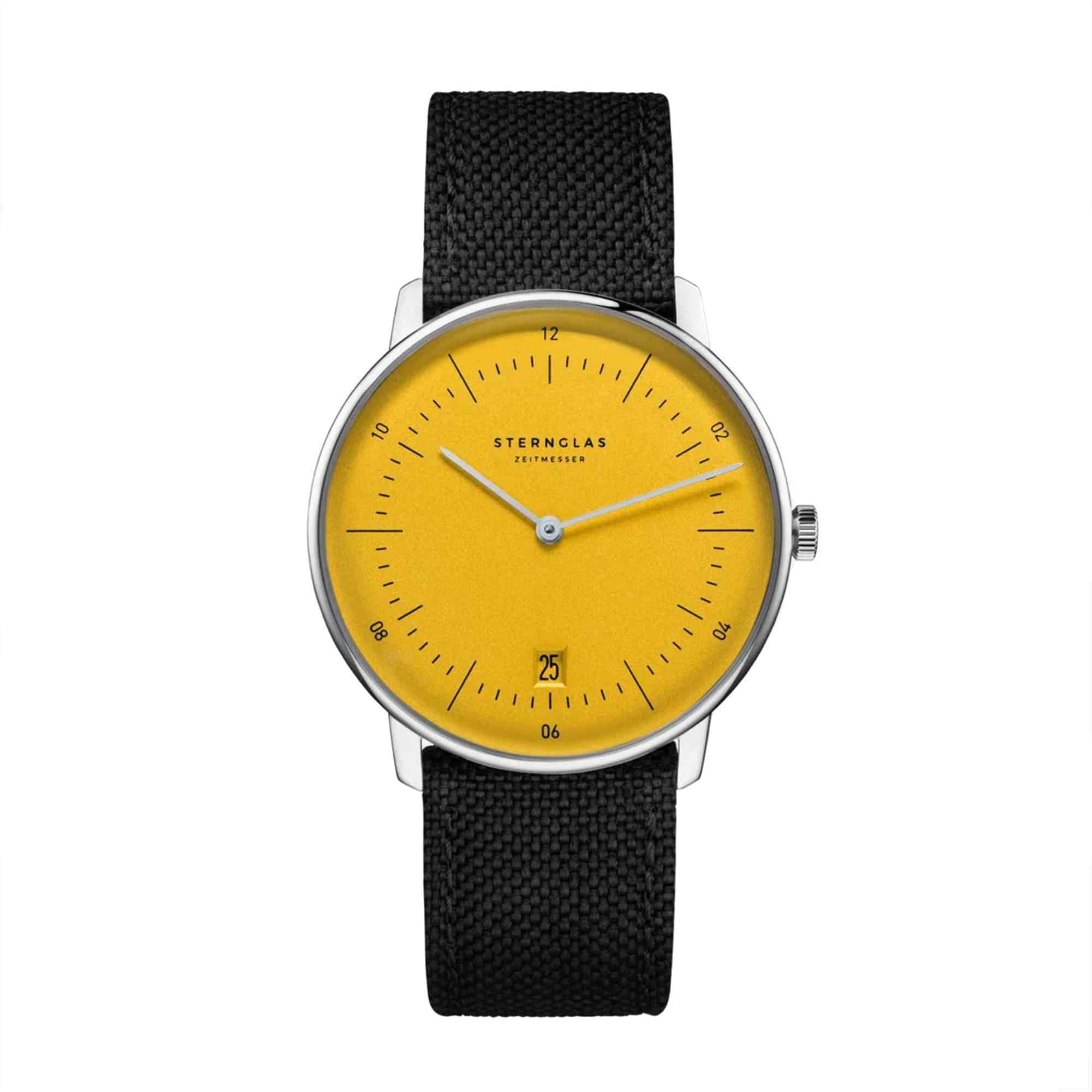 Image of Sternglas S01-NAY23-NY01 Naos Edition Yellow Wristwatch