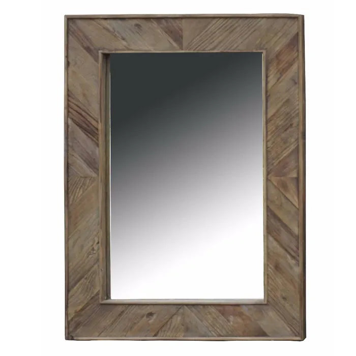 Square Mirror Decor With Tiled Frame