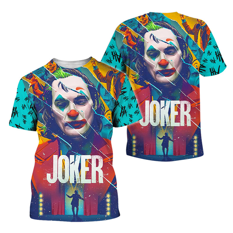 The Joker HaHaHa Green Purple T shirt Joker Tshirt Joker Tee