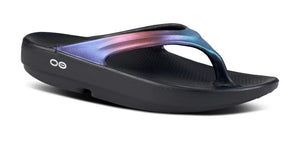 Oofos Women's OOlala Luxe Sandal - Midnight Spectre - Endurance House Wichita Falls