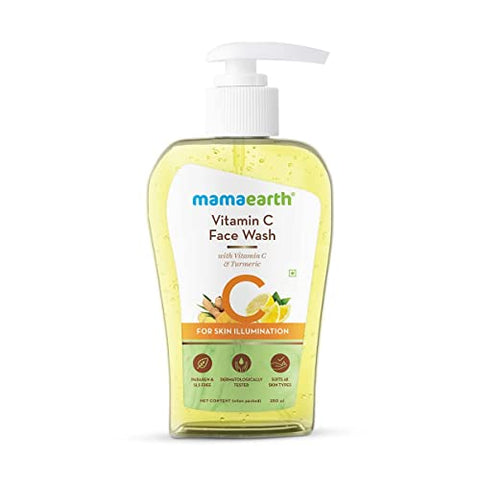 Mamaearth Vitamin C Face Wash with Vitamin C and Turmeric
