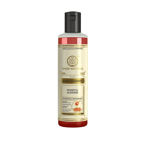 Revitalize Your Hair Naturally with Khadi Natural Honey ,Almond Hair Cleanser