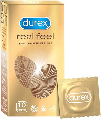 Experience the Ultimate Sensation with Durex Real Feel Condoms for Men