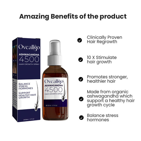 Oveallgo™ Ashwagandha 4500 Hair Growth Spray