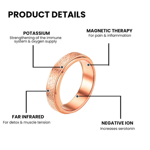 Oveallgo™️ Céleste Potassium ION Spinner Ring