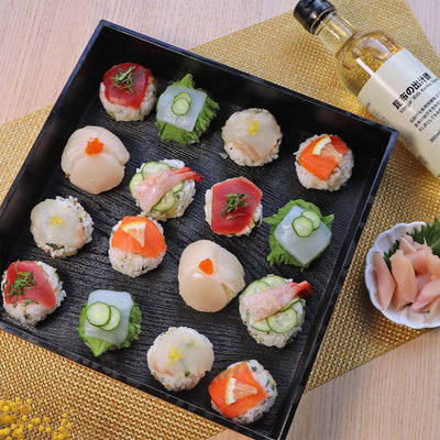 無印良品「昆布の出汁酢」で手まり寿司
