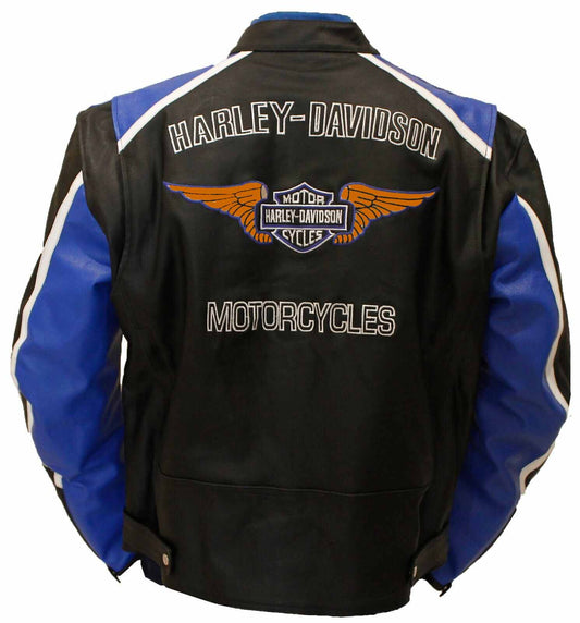 Harley Davidson Men's Biker Genuine Leather Jackets – Ruby Leather