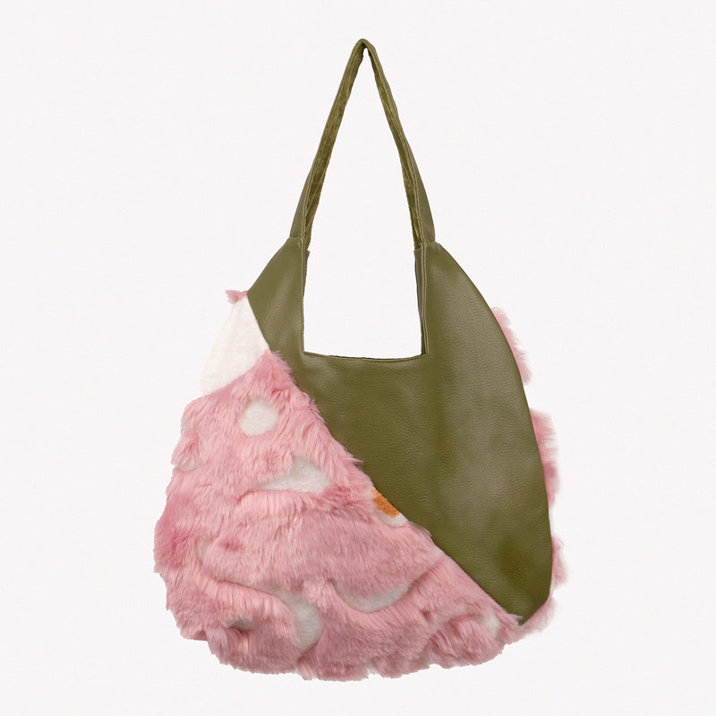 Vegan leather shoulder bag - OVA