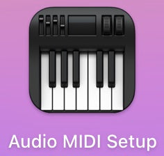 Compose - Audio MIDI setup on the Macintosh