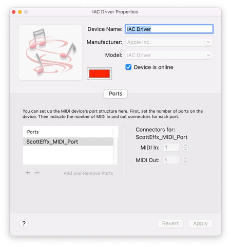 Compose - IAC Driver Port configuration