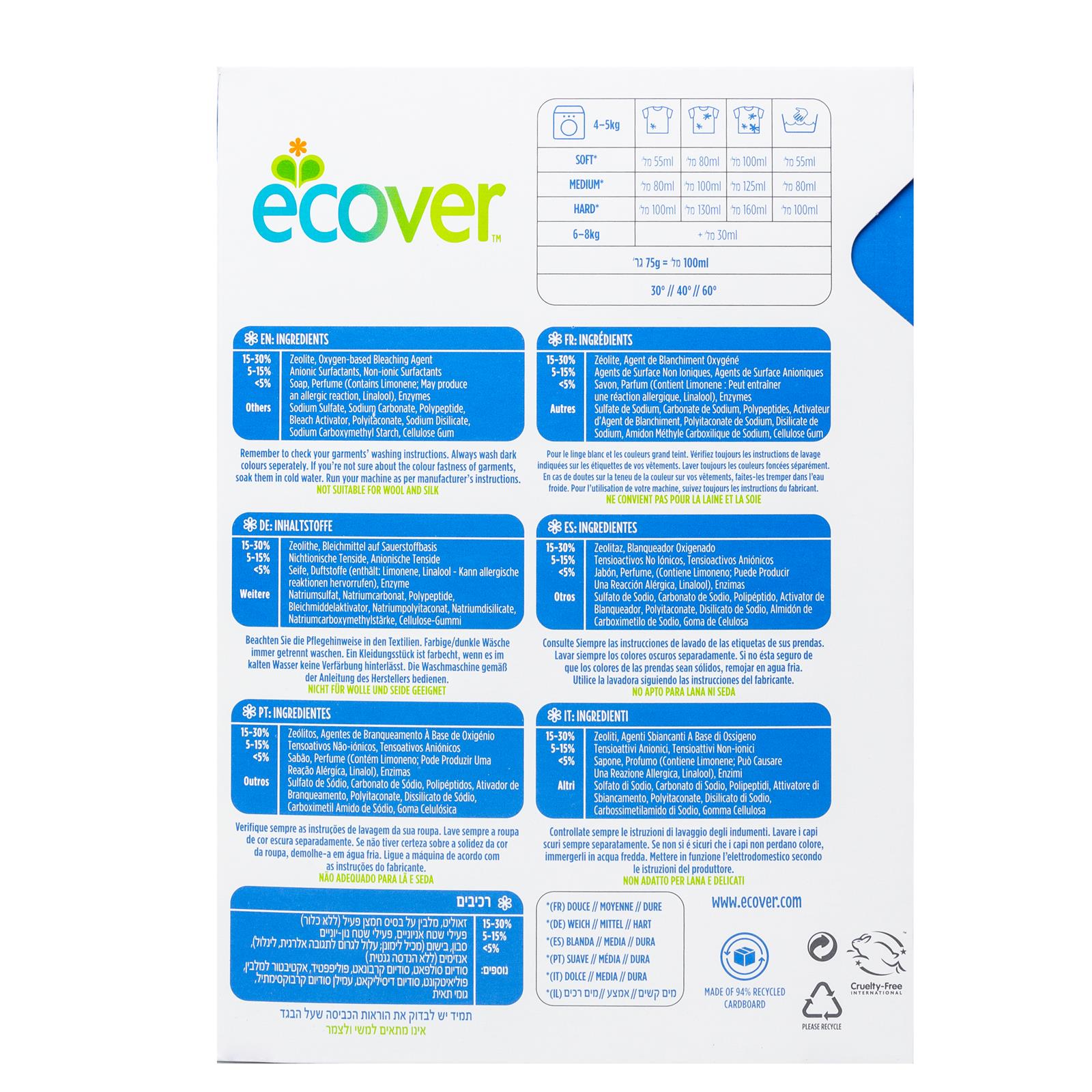 ecover washing powder