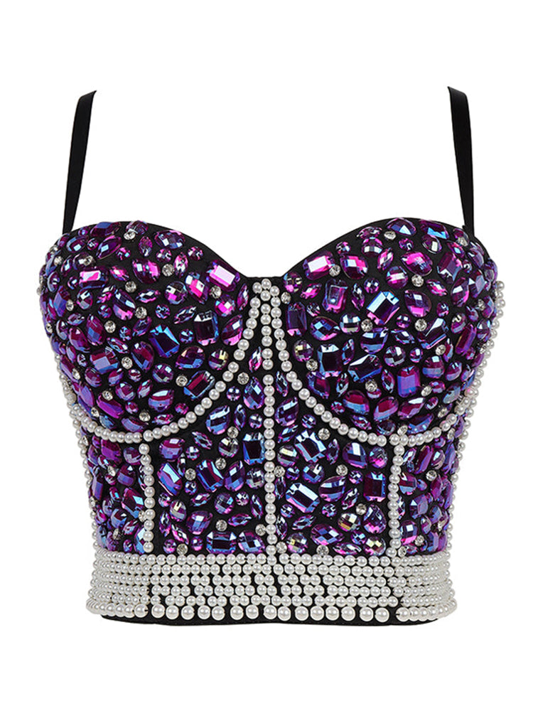 Bejeweled Taylor Swift Outfit Diamond Corset Crop Top – Giftod.com