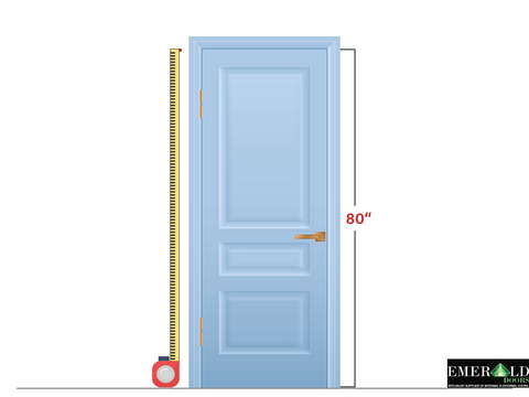 How to measure door height?